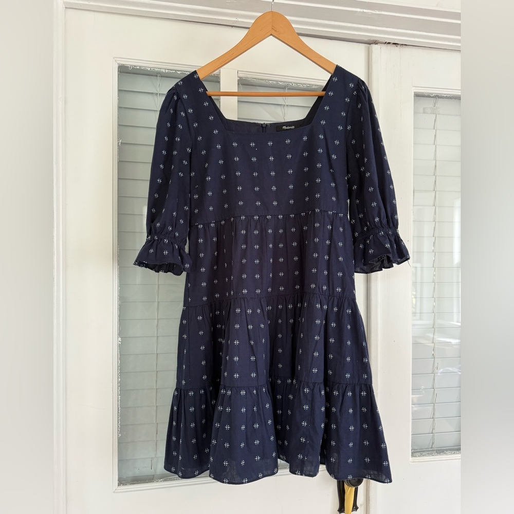 madewell navy dress